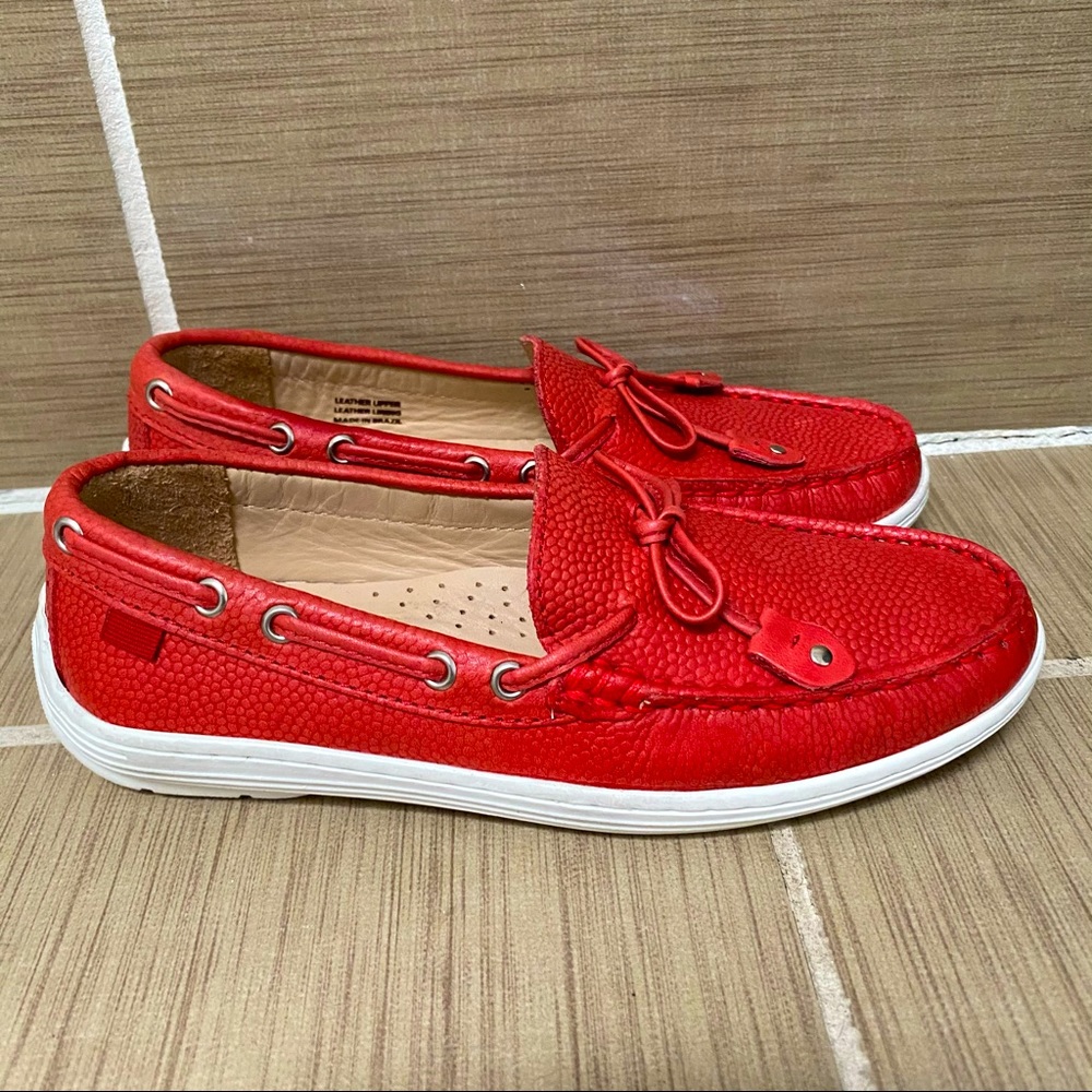 NWOT Marc Joseph Red Loafers